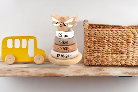 Tour à empiler Libellule Nougat