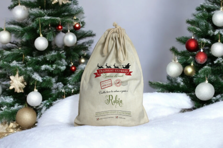 Hotte du Père Noël - Traineau Express