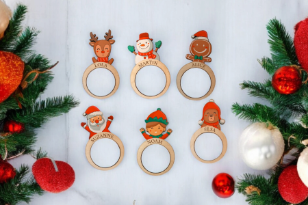 Rond de serviette Personnage de Noël