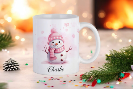 Tasse Bonhomme de neige Girly