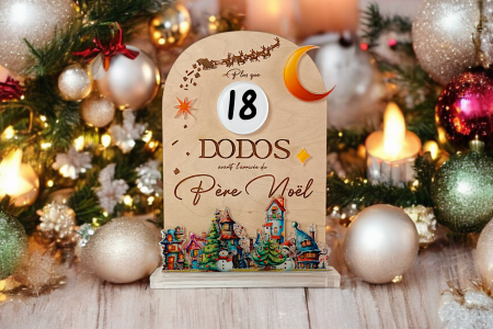 Décompte de dodos Village de Noël
