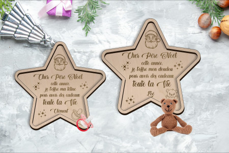 Père Noël, je t'offre mon doudou et ma tétine