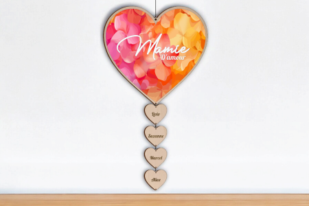 Grand coeur Mamie d'amour