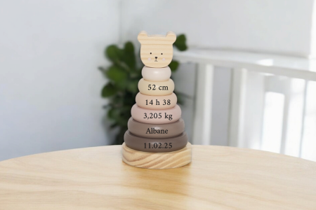 Tour à empiler Ourson Nature