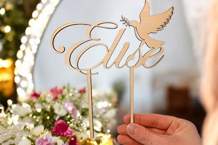 Cake Topper Colombes