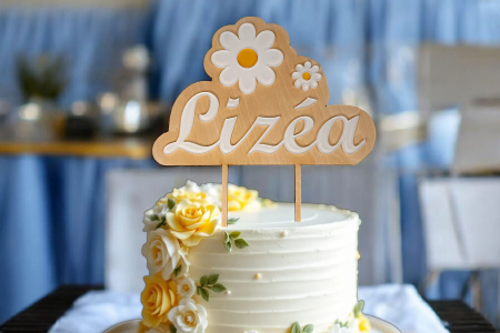 Cake topper Maguerite