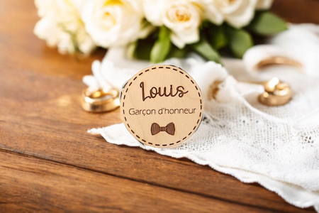 Badge aimanté Nœud Papillon