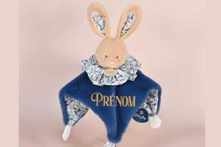 Doudou boule - Lapin Bleu