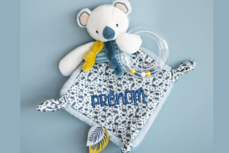  Doudou hochet a billes - Yoca le Koala