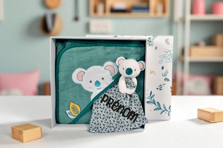 Coffret Cape de bain et Doudou - Yoca