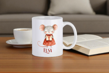 Tasse Souris de Noël