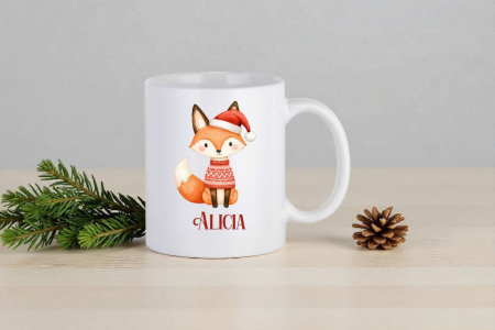 Tasse Renard de Noël