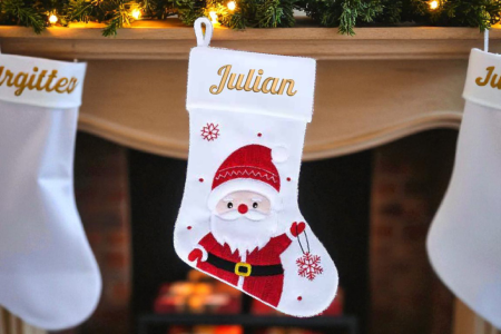 Chaussette de Noël - Père Noël