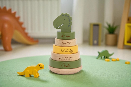 Tour à empiler - Dinosaure - Trixie Baby