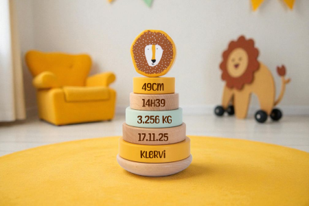 Tour à empiler - Lion - Trixie Baby