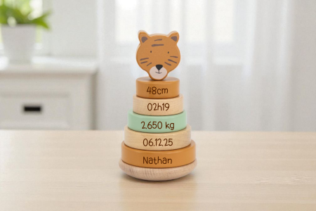 Tour à empiler - Tigre - Trixie Baby