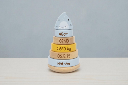 Tour à empiler - Requin - Trixie Baby