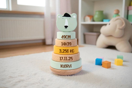 Tour à empiler - Ours - Trixie Baby