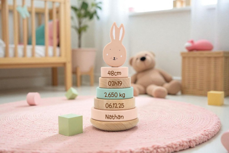 Tour à empiler - Lapin - Trixie Baby