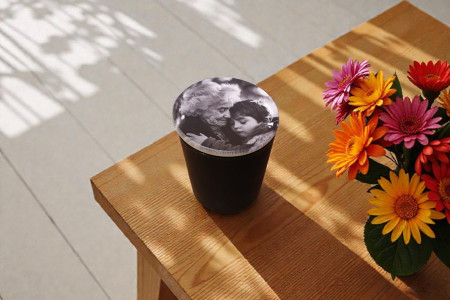 Bougie parfumée avec Photo