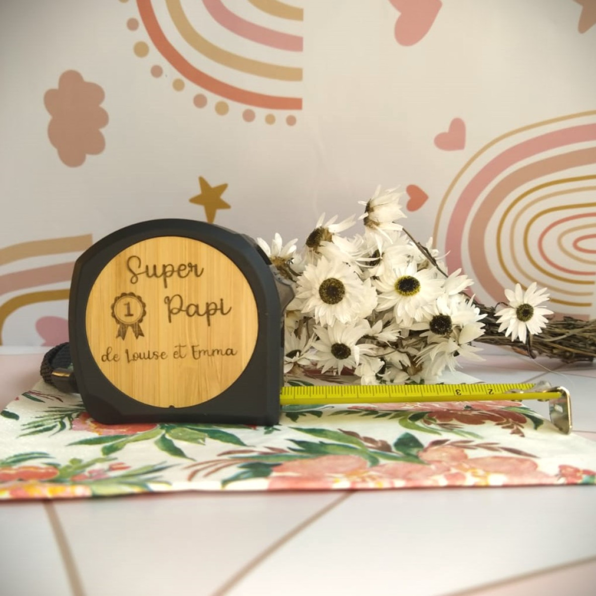 Tampon Encreur Personnalisé 'Papa JE T'AIME' - La Carterie
