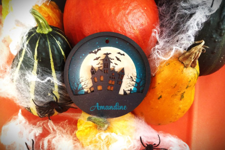 Boule maison hantée