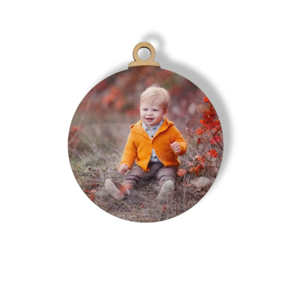 Boule de Noël Personnalisée avec Photo