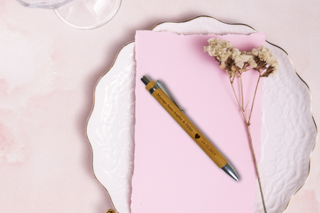 Stylo en bambou Cadeau invité