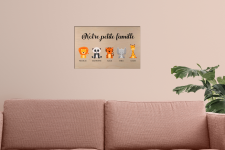 Pancarte Famille Animaux