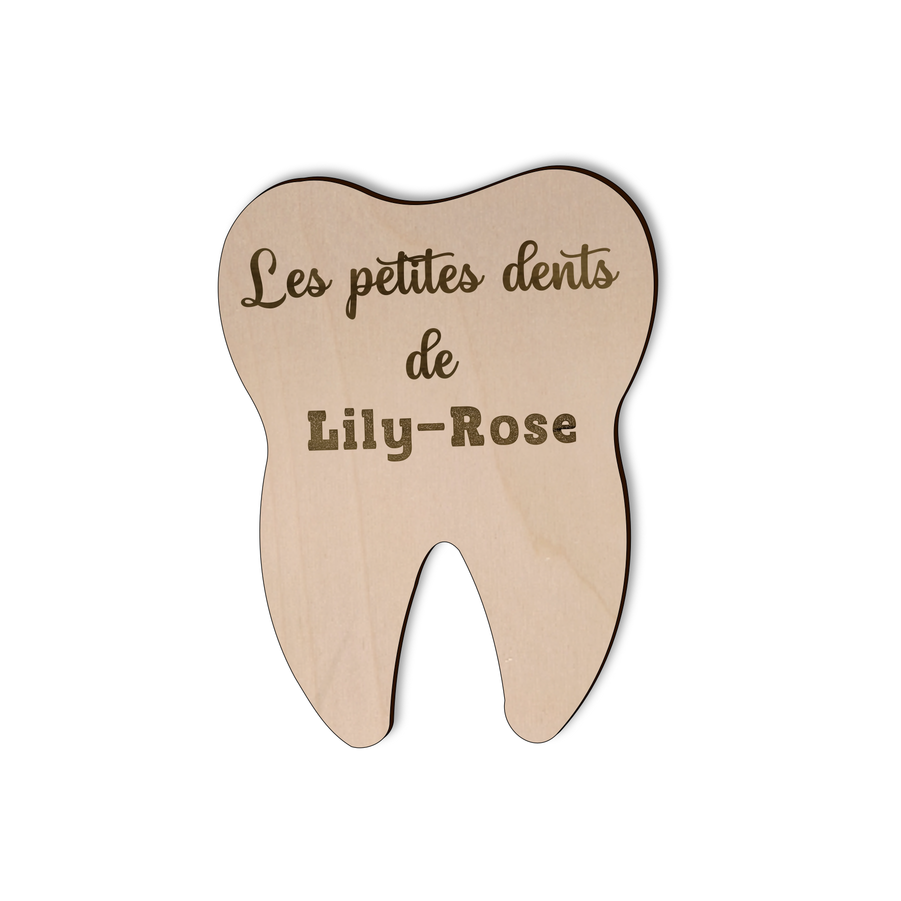 Boîte à Dents De Lait Personnalisable - Métal - Prénom Ou Texte Au Choix - Neuf Fabriqué En France
