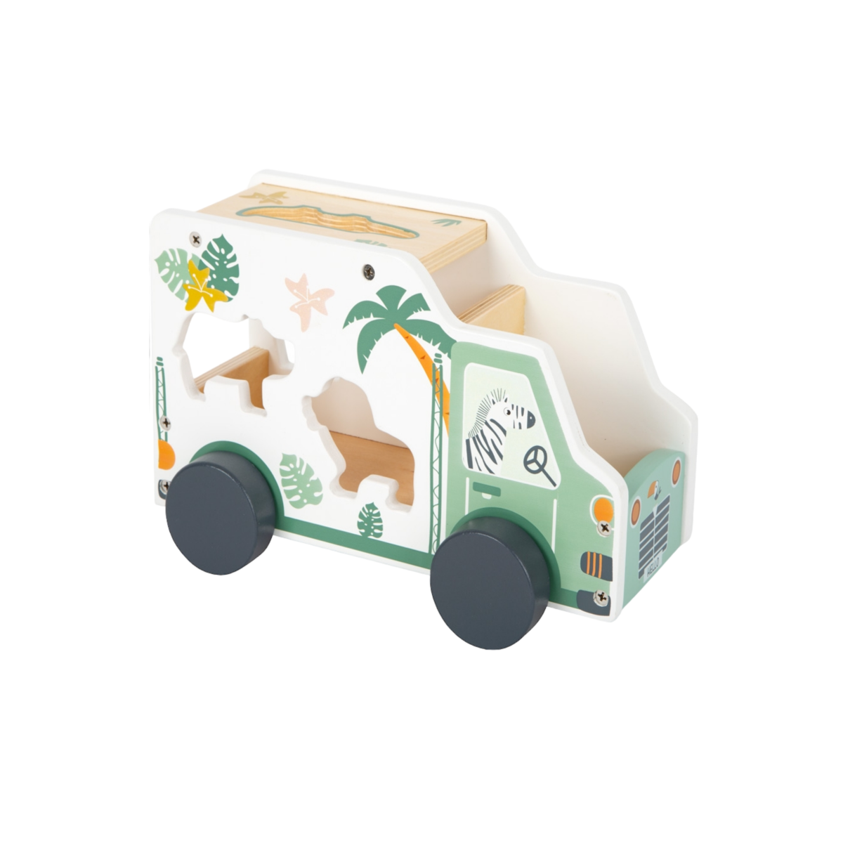 Cube de motricité Safari - small foot - les jouets en bois