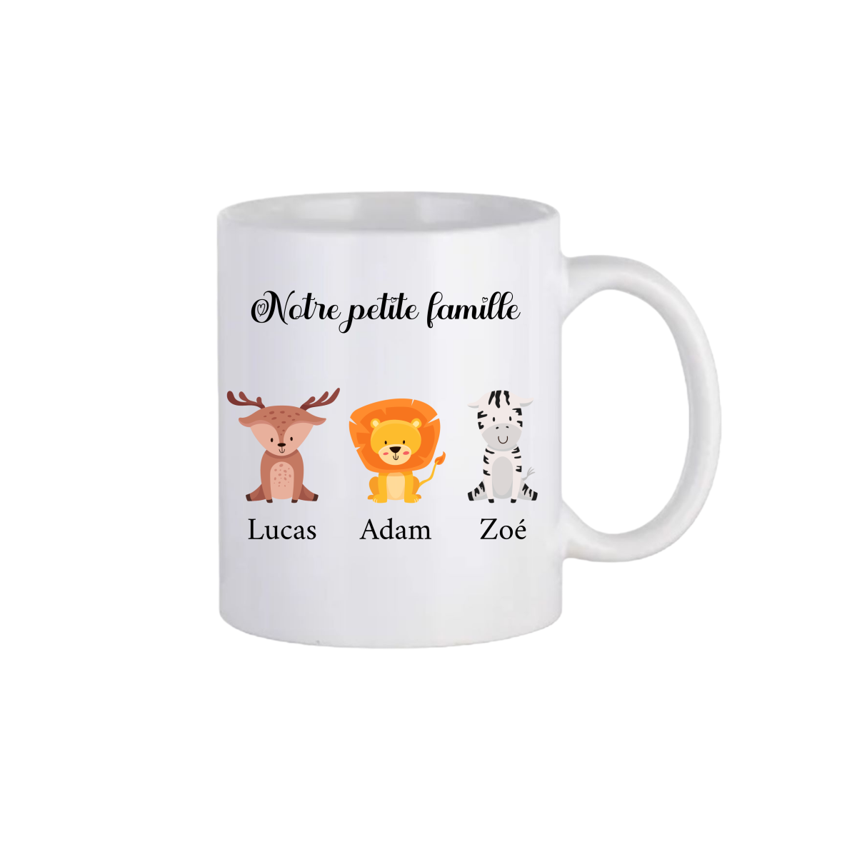 Vixar Tasse Personnalisée Avec Votre Nom De Texte éléphant