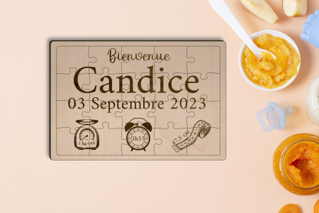 Puzzle Faire-part Naissance