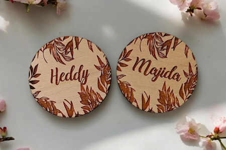 Badge aimanté Tropicale