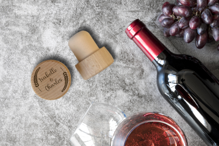 Bouchon tête en bois