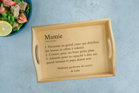 Plateau spécial mamies