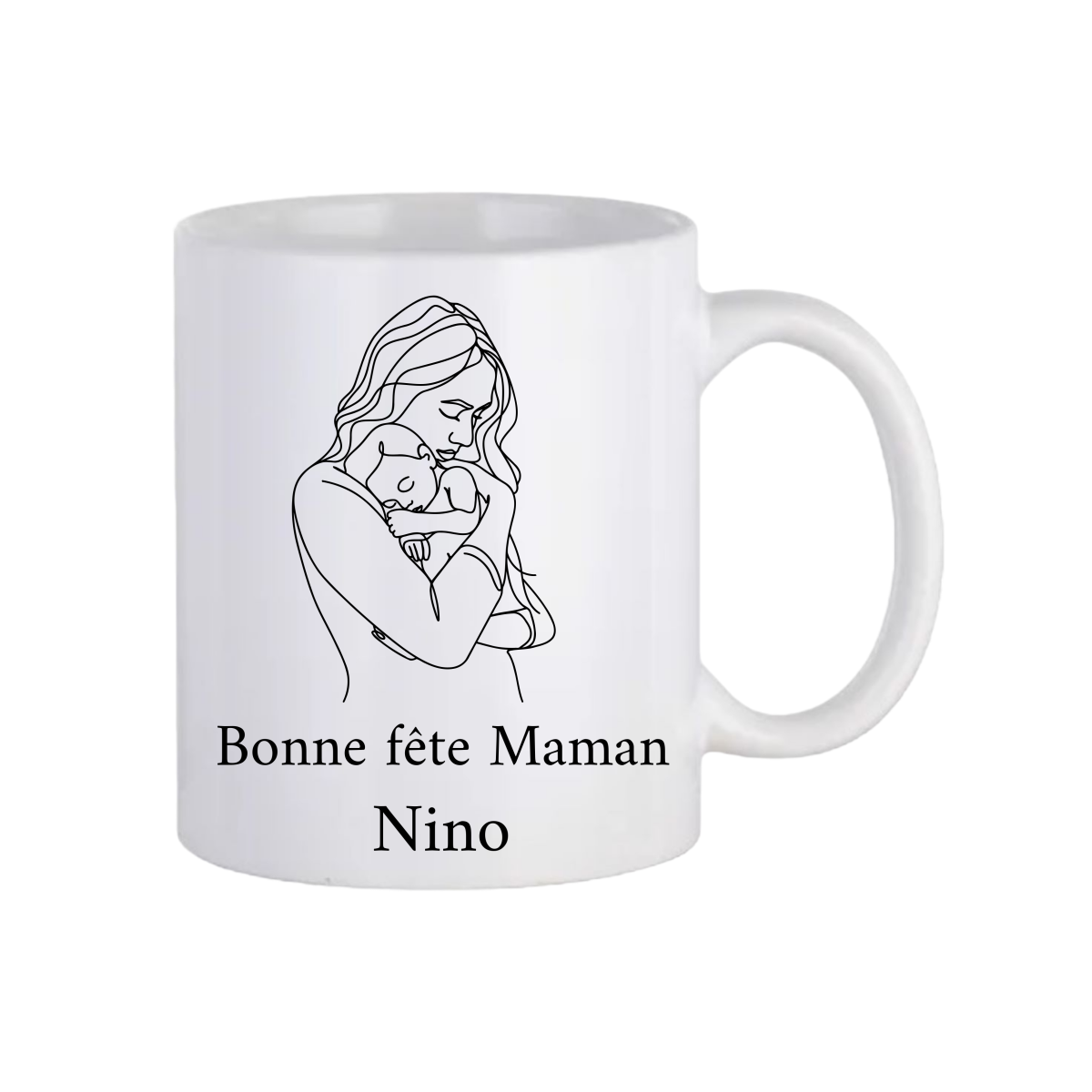 HighonHi Tasse à Thé En Céramique Avec Inscription « Happy Mother's Day