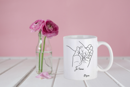 Tasse Main dans la main