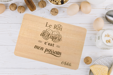 Petite planche à découper Roi de l'apéro