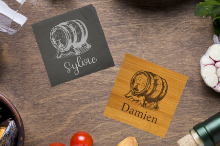 Set sous-verres Tonneau