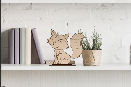 Faire-part Naissance Renard