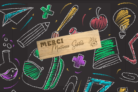 Brosse à tableau Floral