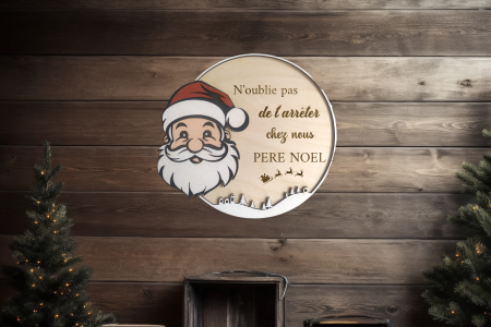 Pancarte Père Noël 