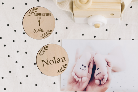 Carte étape Rond floral