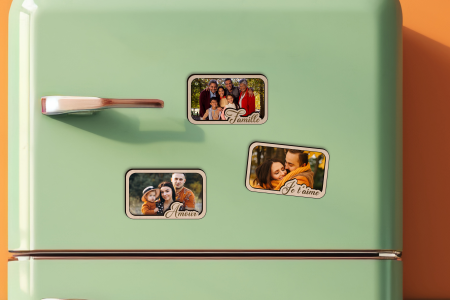 Magnet rectangle en Relief